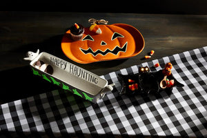 Jack-O-Lantern Glow Platter