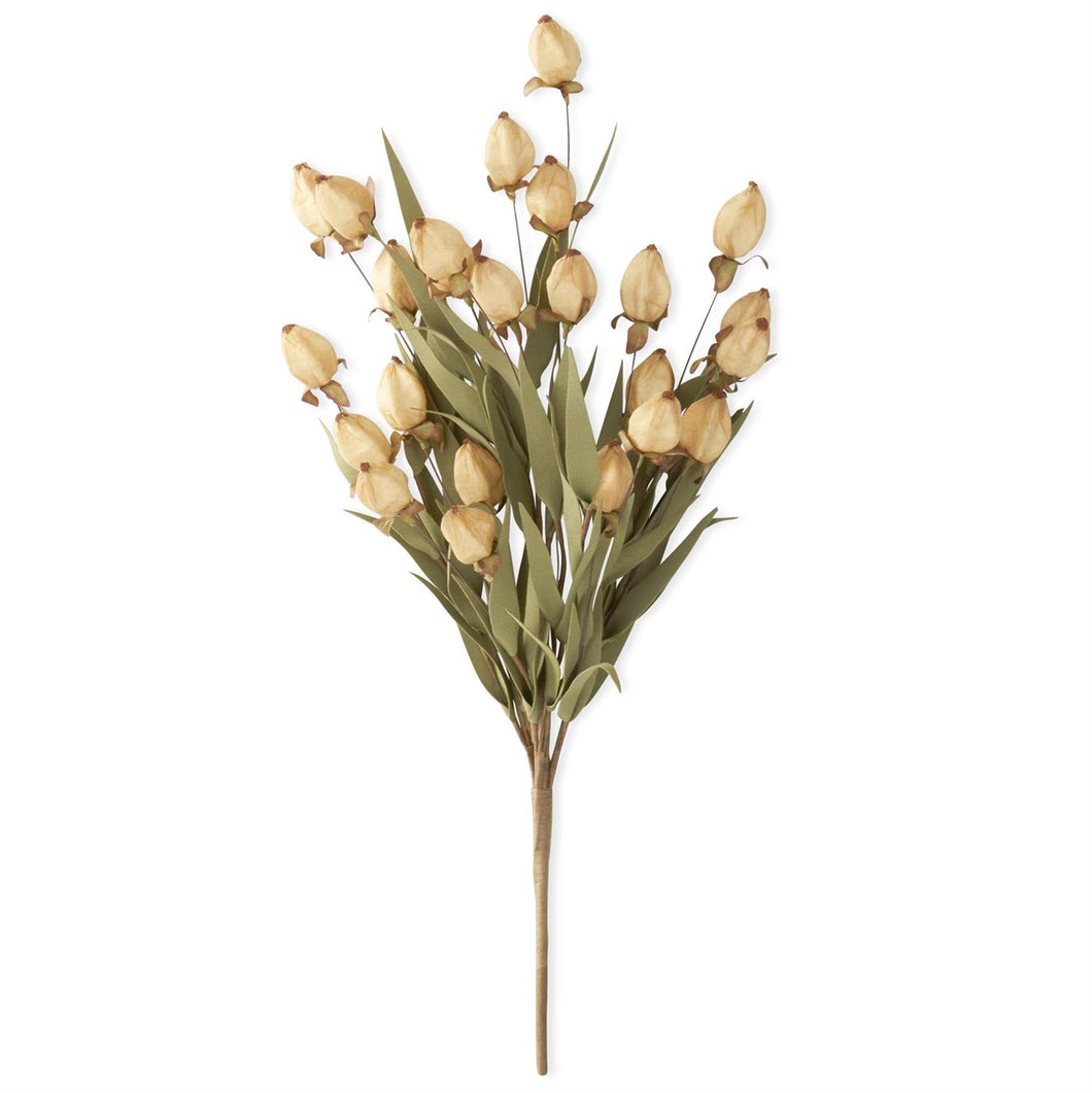 22 Inch Cream Chinese Lantern Bush