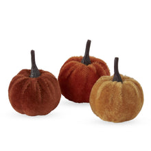 Load image into Gallery viewer, 11 Inch Craft Bag of Mini Brown Orange &amp; Yellow Pumpkins (24pc)