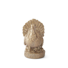 Load image into Gallery viewer, 4.5 Inch Gold Resin Turkey