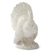 Load image into Gallery viewer, 10 Inch Whitewashed Resin Turkey