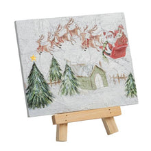 Load image into Gallery viewer, Santa&#39;s Sleigh Easel Plaque