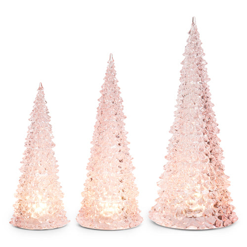 LIGHTED PINK TREES, 3 size options