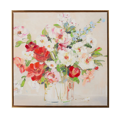 FLORAL VASE FRAMED WALL ART