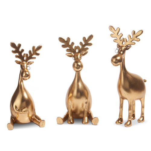 GOLD MOOSE WITH GLASSES