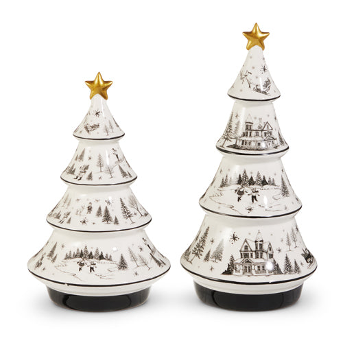 THROUGH THE WOODS CERAMIC TREES, 2 size options