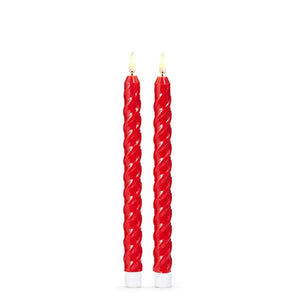 10.5" Red Twist Taper fopCandles