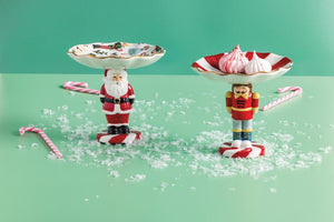 Santa Pedestal Candy Dish