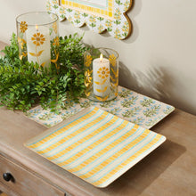 Load image into Gallery viewer, 12" Floral Tile Tray, 2 style options