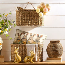 Load image into Gallery viewer, 20" Bunny Meadow Pillow