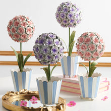 Load image into Gallery viewer, Pink Hydrangea Metal Topiary, 2 size options