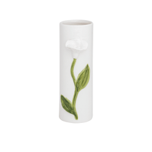 Load image into Gallery viewer, White Stem Flower Bud Vase