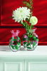 Small Holly Glass Vase