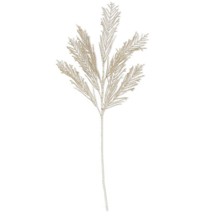 40 Inch Gold Glittered Asparagus Spray