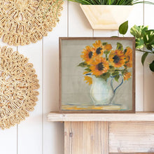 Load image into Gallery viewer, Lotties Sunflowers By Sue Schlabach Frame