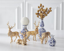Load image into Gallery viewer, Antique Gold Resin Deer, 4 style options