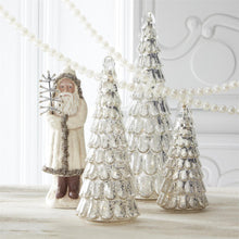 Load image into Gallery viewer, Silver LED Mercury Glass Tree w/Timer, 3 SIZE OPTIONS