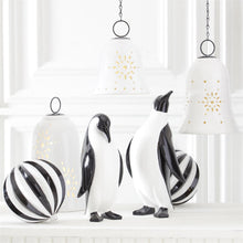 Load image into Gallery viewer, Black &amp; White Glossy Resin Penguin, 2 SIZE OPTIONS