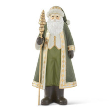 Load image into Gallery viewer, 16.5 Inch Sage Green Velvet Santa