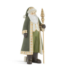 Load image into Gallery viewer, 16.5 Inch Sage Green Velvet Santa