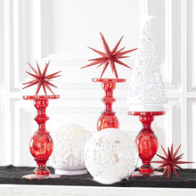 Load image into Gallery viewer, White Cutout Acrylic LED Water Spinning Water Globe w/Timer, 2 style options