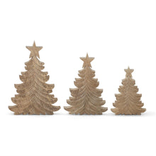 Load image into Gallery viewer, Mango Wood Wispy Carved Christmas Tree, 3 size options