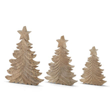 Load image into Gallery viewer, Mango Wood Wispy Carved Christmas Tree, 3 size options