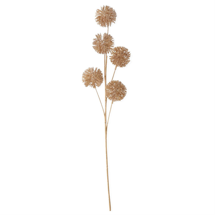 26 Inch Gold Glittered Ball Stem