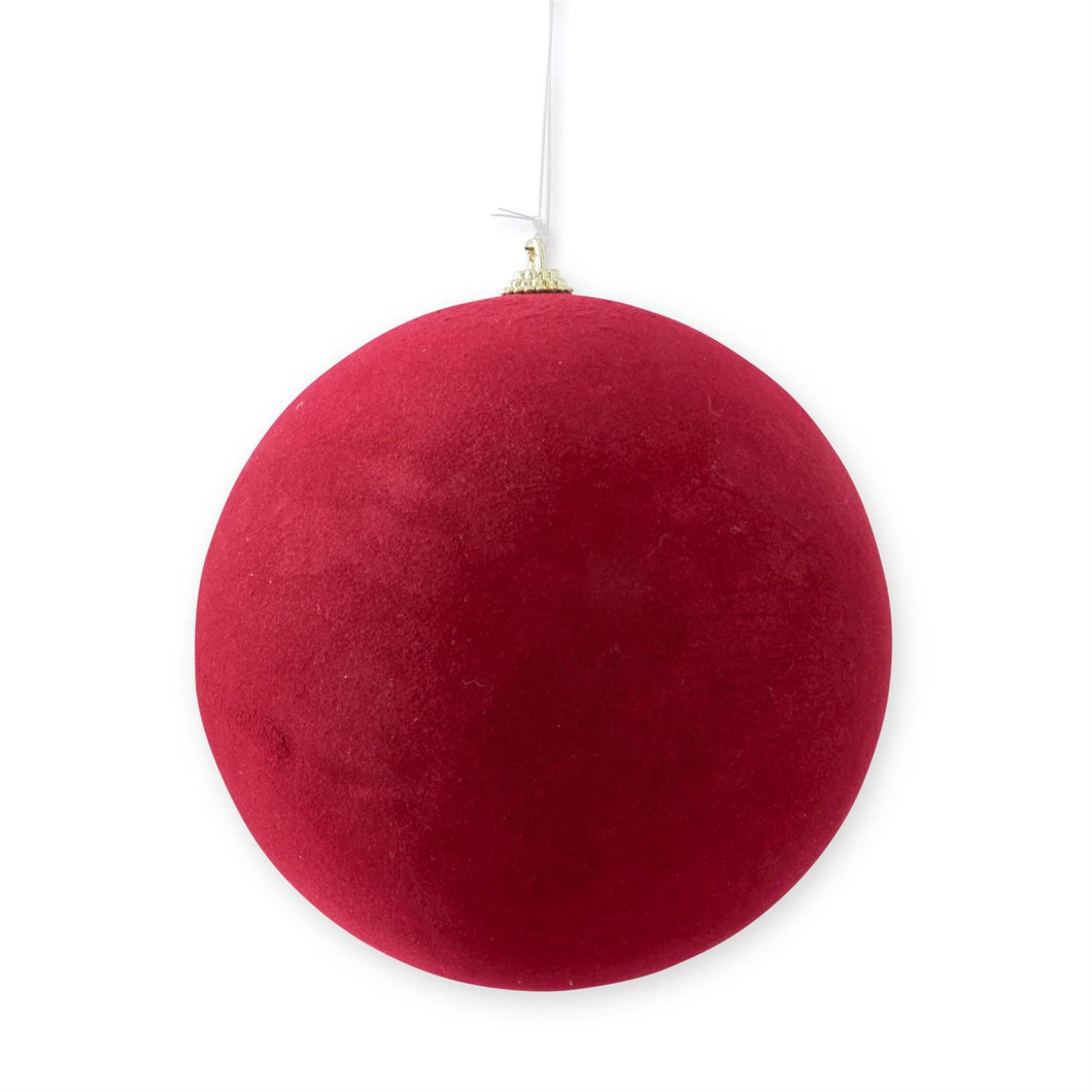 6.25 Inch Burgundy Velvet Ornament