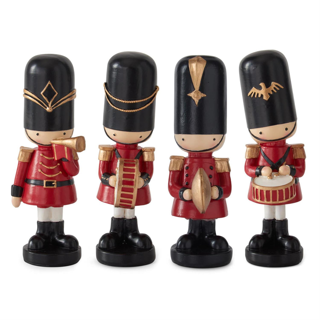 7.5 Inch Red & Black Nutcracker w/ Musical Instruments, 4 style options