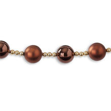 Load image into Gallery viewer, 72 Inch Copper Ball &amp; Gold Pearl Bead Garland
