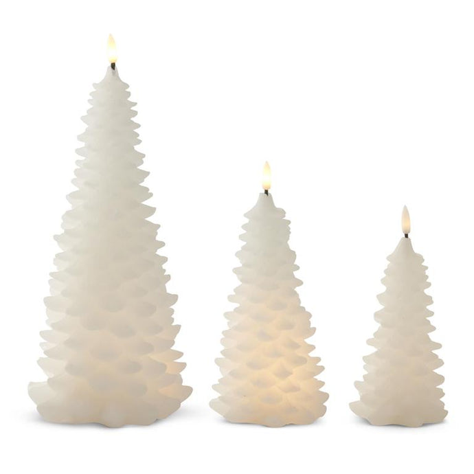 White LED Christmas Tree Candle, 3 size options
