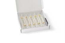 Load image into Gallery viewer, Set of 6 6 Inch Glass Pendant Hanging White LED Candle Ornaments w/Remo