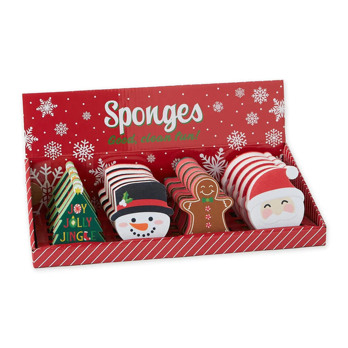 Classic Christmas Sponges, 4 style options