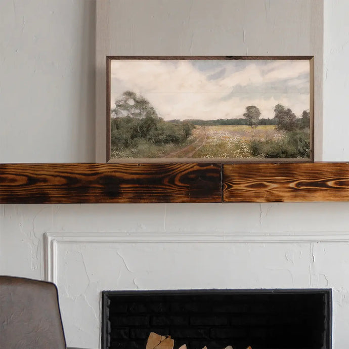 Vintage Landscape 2 Path By Nina Blue