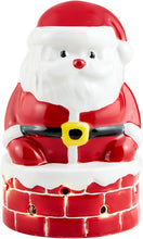 Load image into Gallery viewer, Santa Chimney Musical Light-Up Sitter