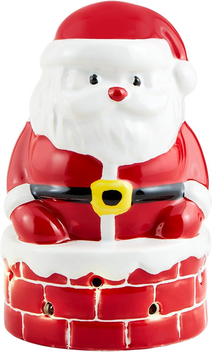 Santa Chimney Musical Light-Up Sitter