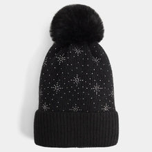 Load image into Gallery viewer, Glistening Snowflake Hat- 2 color options