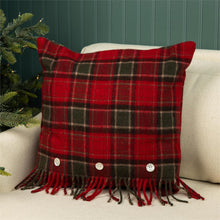 Load image into Gallery viewer, Pillow - Windsor Tartan Plaid, Fringed