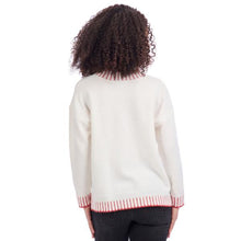 Load image into Gallery viewer, White Wilder Bow Sweater