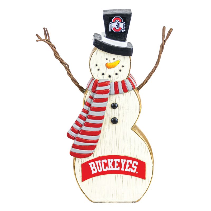Ohio State Resin Snowman Tabletop
