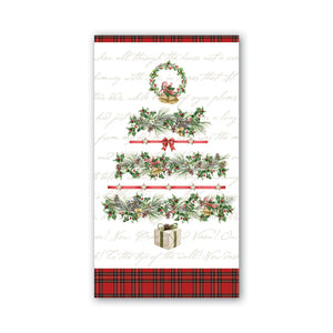 MDW Holiday Garland Hostess Napkin