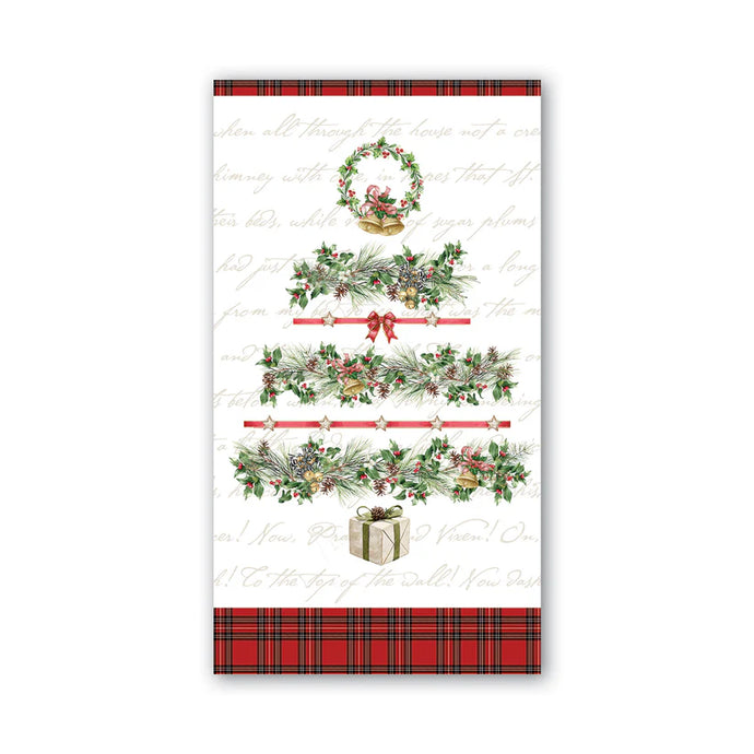 MDW Holiday Garland Hostess Napkin