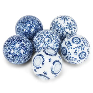 Blue/White Decorative Balls