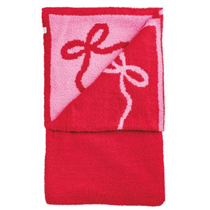 Bow Chenille Blanket