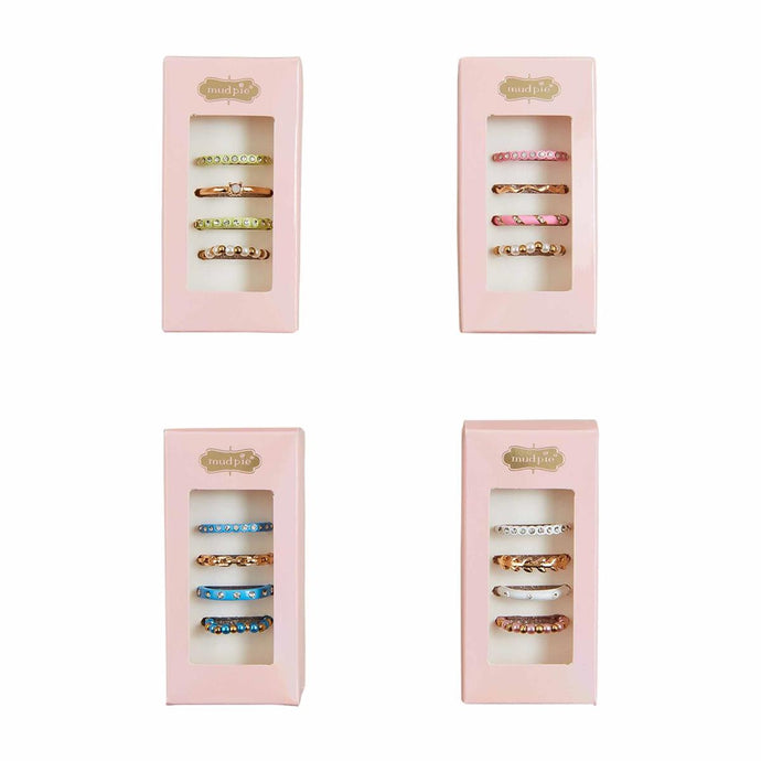Bright Layering Ring Sets, 4 style options