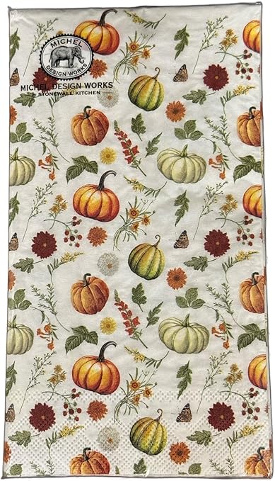 Pumpkin Delight Paper Hostess Napkins