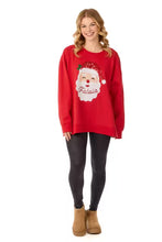 Load image into Gallery viewer, Santa Sparkle One Size Sweatshirt