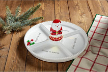 Load image into Gallery viewer, Santa Chimney Musical Light-Up Sitter