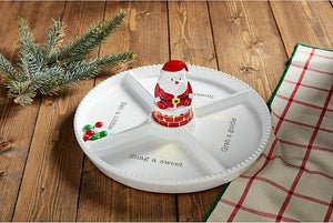 Santa Chimney Musical Light-Up Sitter